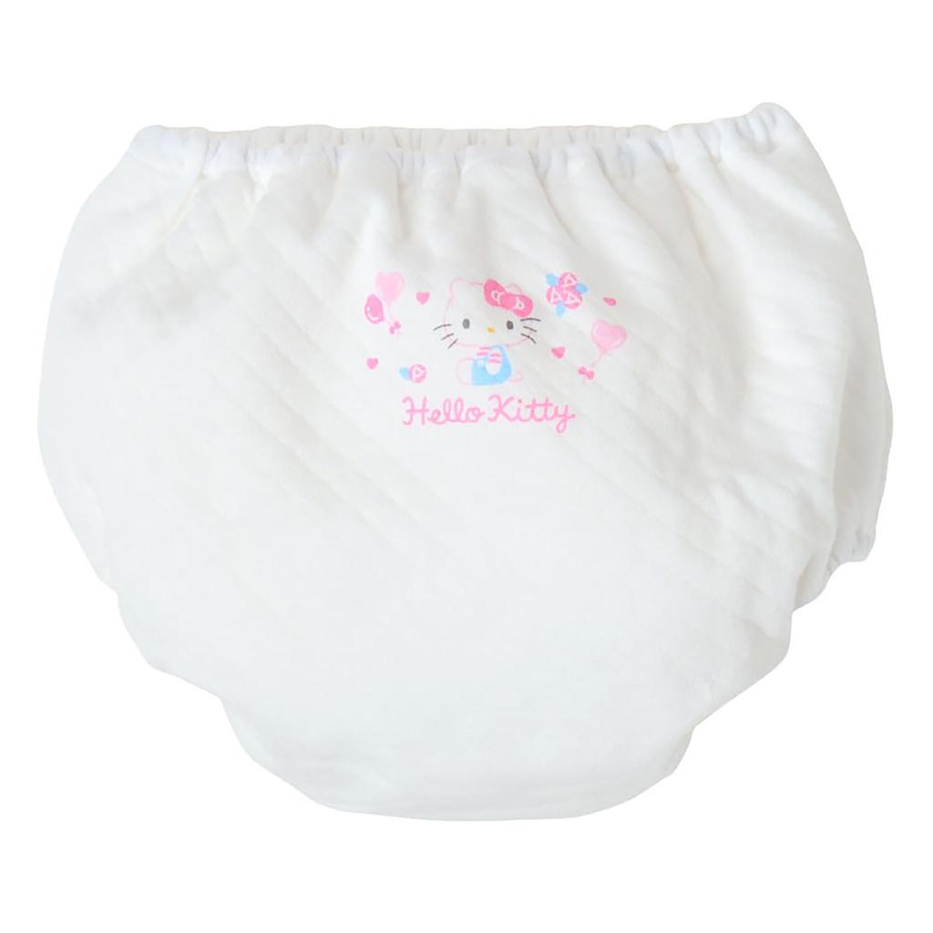 Sanrio Quilted Shorts Hello with Name Label 214680 Kids' (2-Pack) Kitty, 110cm, Inside,