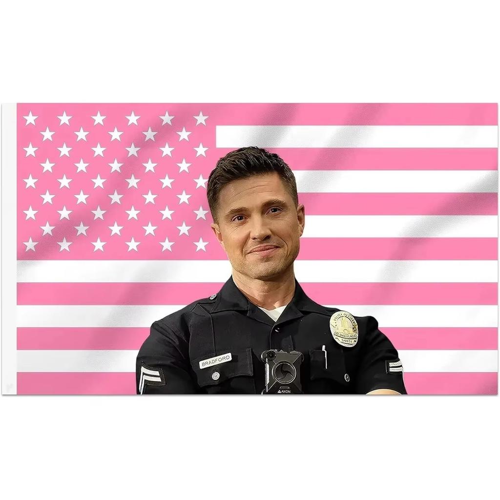 Vlajka Bradford Rookie Tim Gobelín Nástěnná dekorace pokoje, Kolejní pokoj Veranda Venkovní dekorace gobelín do ložnice