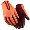 Unisex Fleece-Lined Waterproof Gloves: Touchscreen, Cold-Proof, Zippered for Outdoor Cycling & Motorcycling