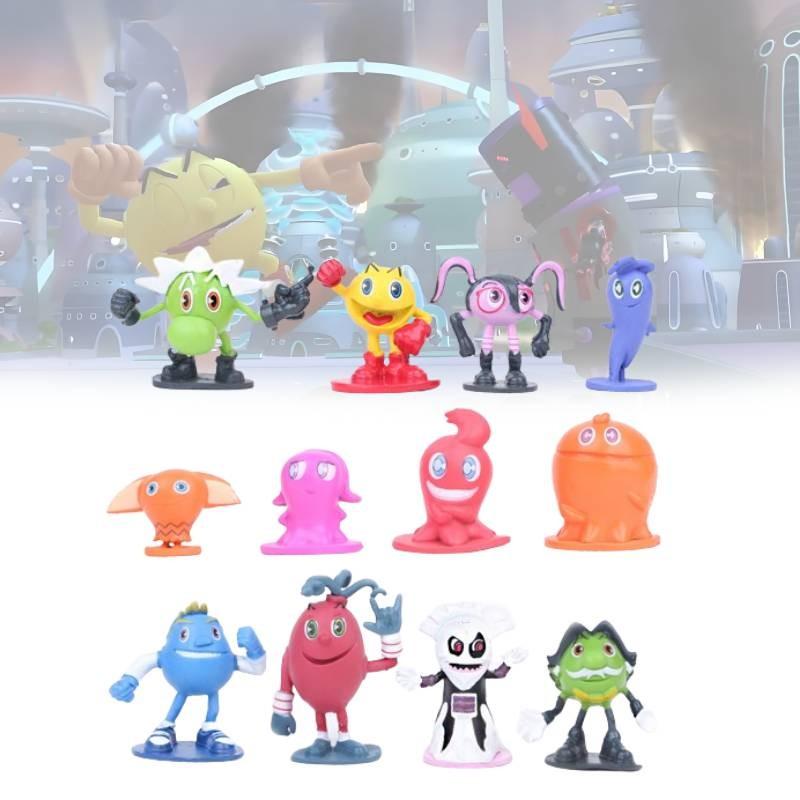Adorable Pac-man And The Ghostly Adventures Pvc Figurines Set For Collectors