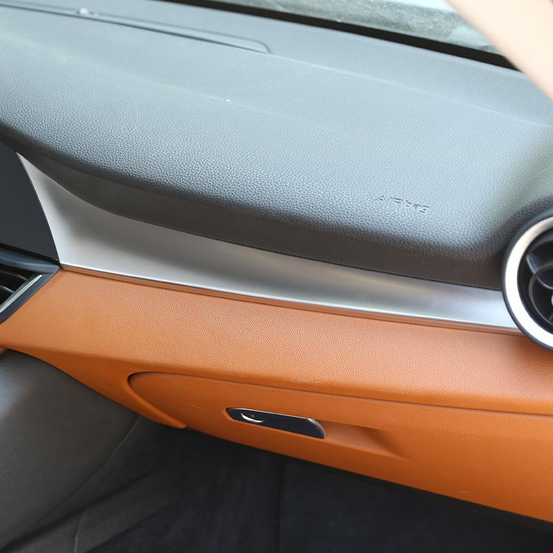 For Alfa Romeo Giulia 2017 2018 2019 2020 Car Styling Center Console Dashboard Panel Decoration Cover Trim Interior Accessories