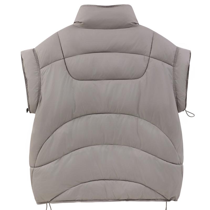 Fashion Winter Warm Vest Woman Sleeveless Parka Casual Thick Women's Jackets