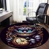 1pc Time Cat Office Round Area Rug, Indoor Mat Suitable For Office, Under Office Chairs Bedroom Living Room Home Decor, Room Deco