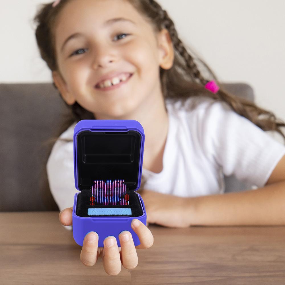 Silicone Cover Case Protective Skin Sleeve Shockproof Protective Storage Holder with Lanyard for Bitzee Virtual Electronic Pet