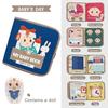 1Pcs Plush Baby Book Montessori Early Education Quiet Cloth Book Learning Toys For Babies 0-6 Months And Up Enlightenment Puzzles