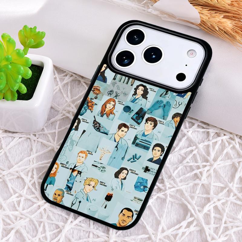 Greys Anatomy Collage Phone Case for iPhone 17 Air 16 15 11 12 14 13 Pro Max Shockproof Cover