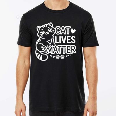 Cat Lives Matter Shirt, Cat T-shirts, Cute Cat Tshirt, Gifts for Cat Lovers