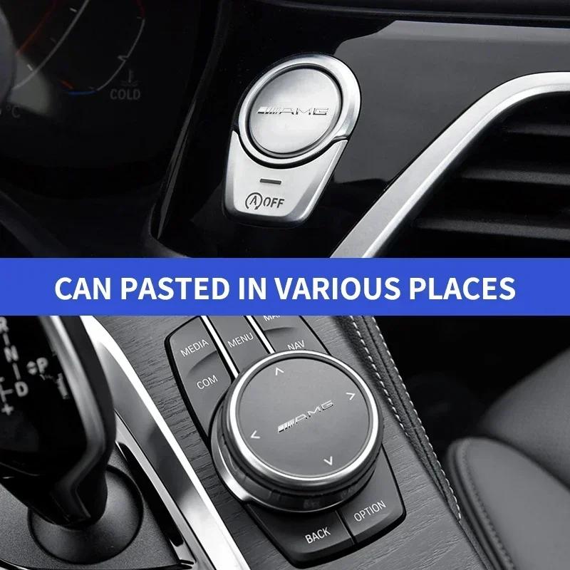 1/2/5/10PCS Car Steering Wheel Markings Stickers Decoration DIY Decal For Mercedes Benz AMG GLE GLS CLS GLC CLA GLA Accessories