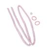 Pink Heatless Curling Set Hair Rod High Comfort Cloth Headband Clips DIY Curls Rollers for Sleeping