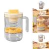 Reusable Whey Separator With Lid Cheese Yogurt Filter Cold Brew Greek Yogurt Strainer  Cheese
