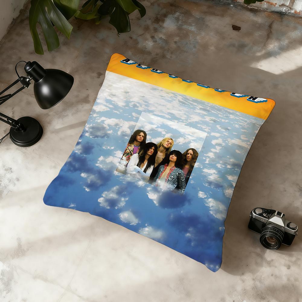 Rock Band A-Aerosmith cushion cover Home Office Convenient Nordic Simplicity Hit With Zipper Cushion Cover