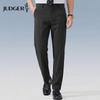 Judger Men's Tencel Cotton Blend Stretch Business Casual Trousers