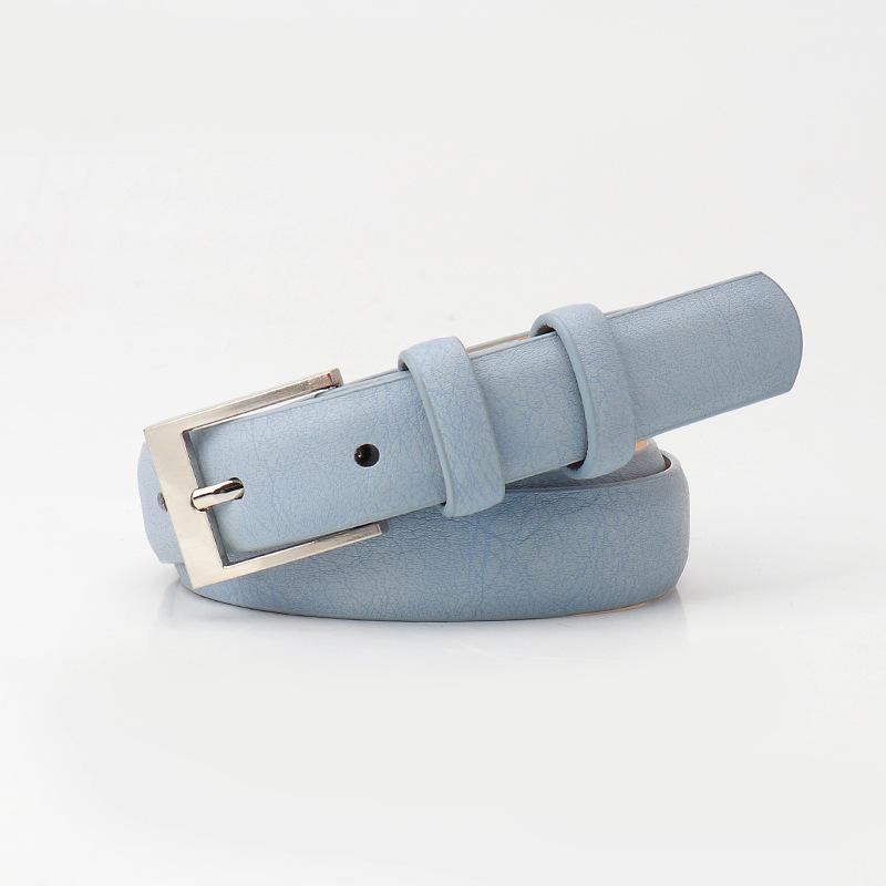 Belt Women'S Fashion Alloy Pin Buckle Women'S Belt Simple Casual Decoration Jeans Belt