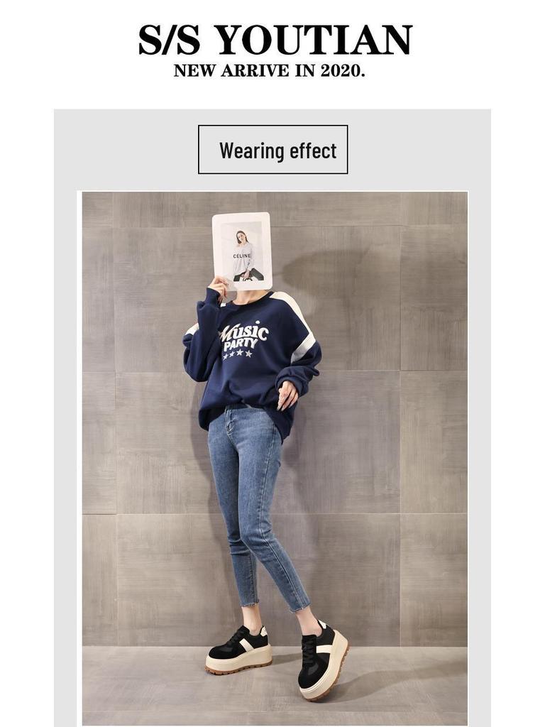 Thick-Soled Women's Platform Casual Sneakers - 2025 Autumn Chunky Soft Sole Trainers