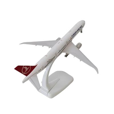 1/400 B777 20cm Turkish Airlines Modellflugzeug aus Metall, Replika aus Legierung, 1:400er-Kollektion: Sammlerstück aus der Geschenkserie „Flugzeugformen“