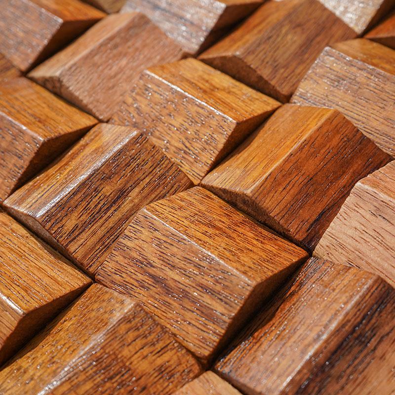 

3D Деревянное настенное покрытие Диффузор Мозаичная плитка Акустическая панель для HIFI Стерео Музыка Ресторан Арт Магазин Телевизор Видео Комната Стена