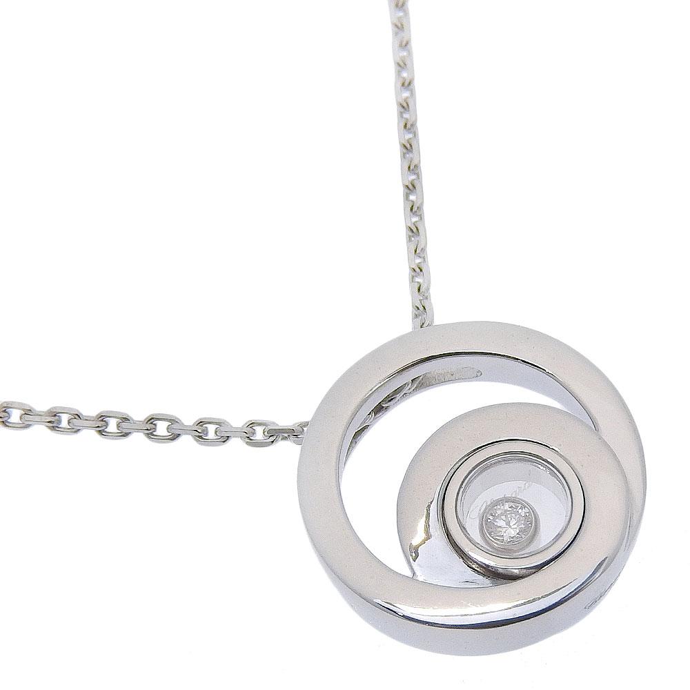 

Chopard Happy spirit Necklace 797108-1002 1P diamond K18 white gold/diamond 9.6g Women Used