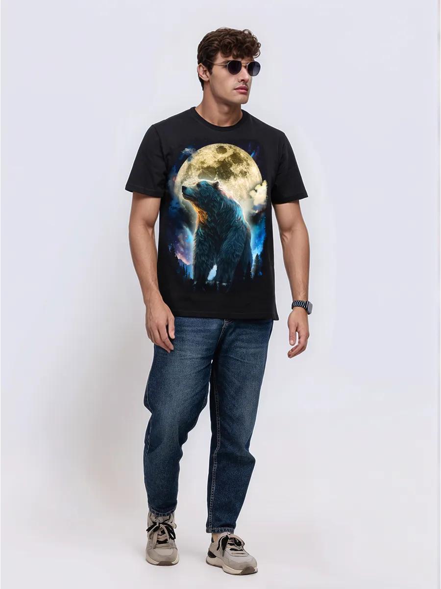 T-shirt with space print S