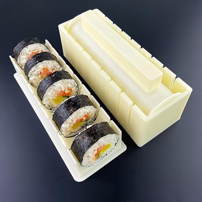 Easy Sushi Maker Kit,DIY Rice Roll & Seaweed Nori Molding Tool for Kitchen