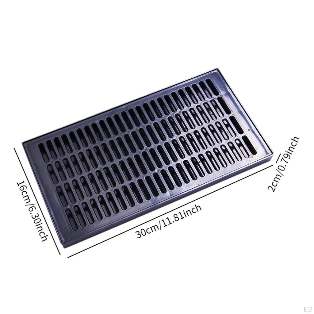 Beer Drip Tray Keg Easy Clean Practical Beverage Stainless Steel Multifunction