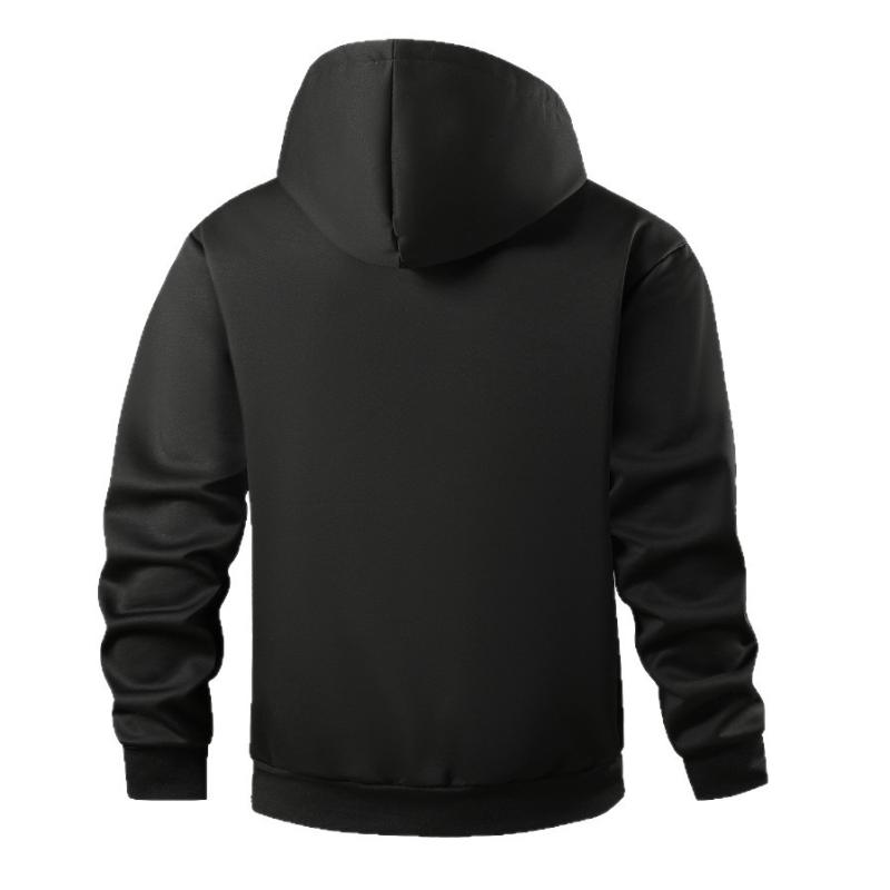 Winter Casual Sports Fleece Coats Men Lambswool Zipper Hoodies Men's Thicken Warm Jackets Long Sleeve Zip Up Hooded Sweatshirts