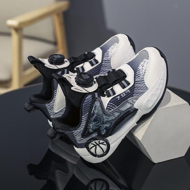 31-40 Children's Oversized Breathable Fashionable Sports and Leisure Shoes High Top Basketball Shoes Running Shoes