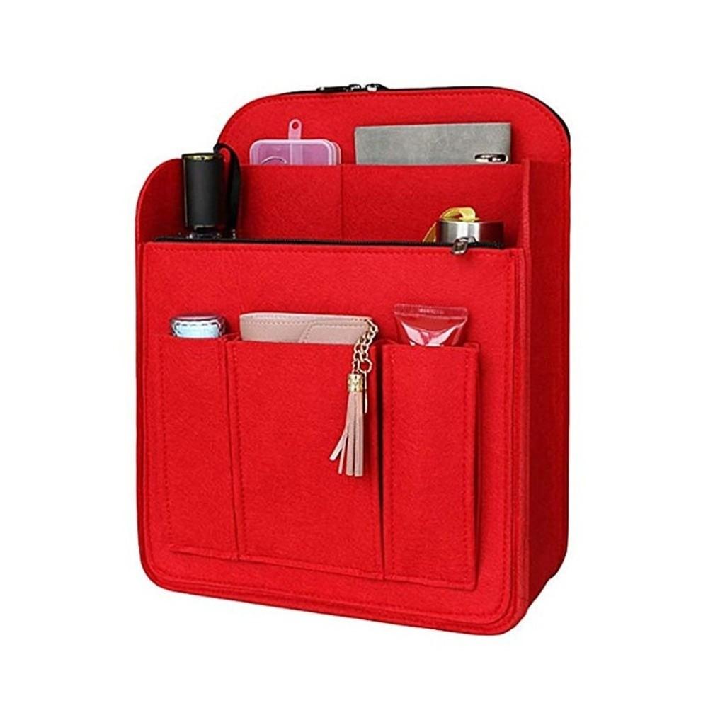 Multi-Pocket Backpack Organizer Insert Multi layer Storage Bag Portable Rucksack Insert  Unisex