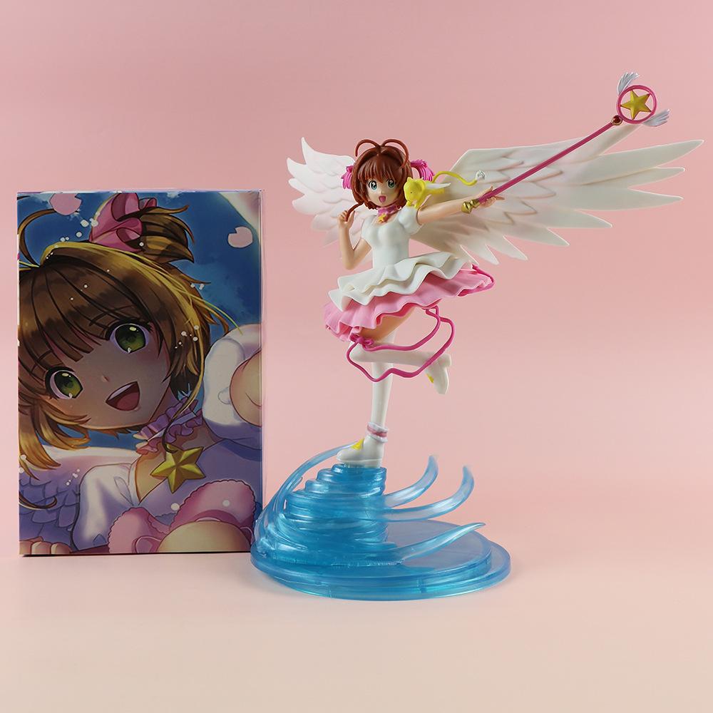 Anime Card Captor Figure KINOMOTO SAKURA Model Toy Gift Collection Action Figure 23CM PVC Sakura Card Chapter Collect Gifts