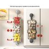 Punch-Free Wall-Mounted Kitchen Storage Basket for Onion, Ginger & Garlic