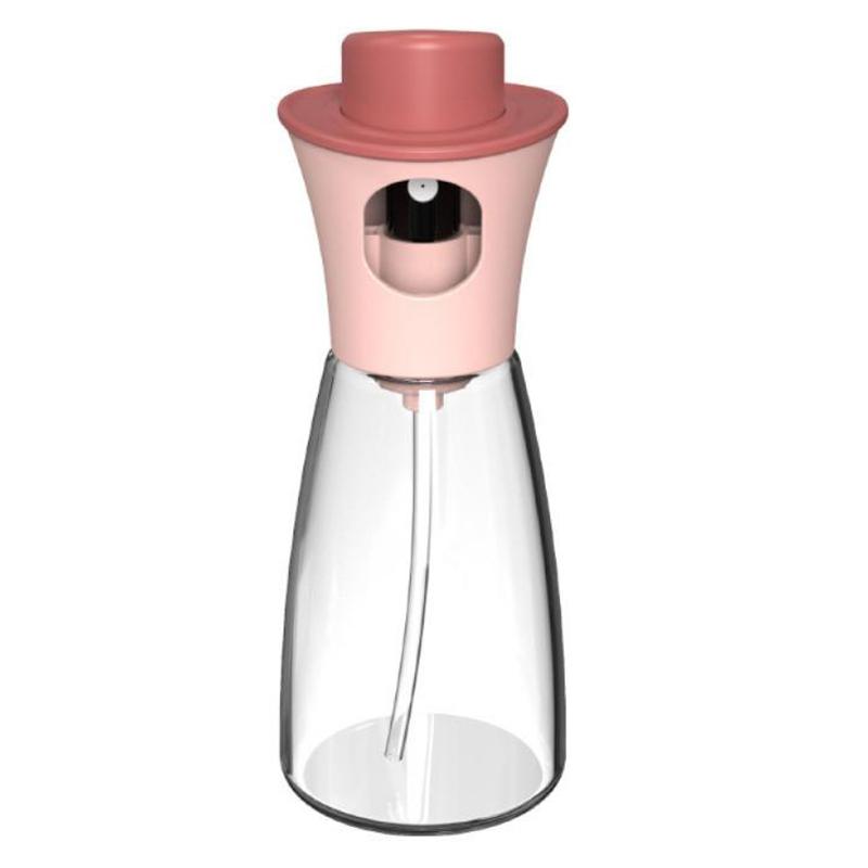 

OBA Oil Squeeze Bottle Portable Oil Spray Bottle Oil Dispenser Cooking Kitchen Accessories (150ml) (without FDA Certificate) Pink