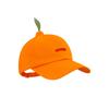 Peaked Embroidered Letter Hat Cotton Creative Orange Cap Orange Baseball Cap  Men