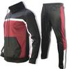 Men's Contrast Color Sweater Two-piece Hooded Autumn Jacket Sportswear Casual Clothes Suit