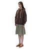 Partimento Woman Pwc Jersey Shirred Tiered Midi Skirt_Light Khaki