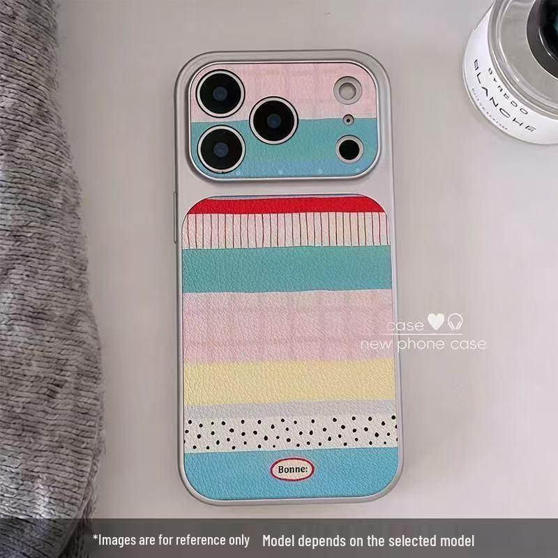 

Colorful Stripe Line Phone Case for iPhone 13/14/15/16/17 Promax iPhone 14 Plus