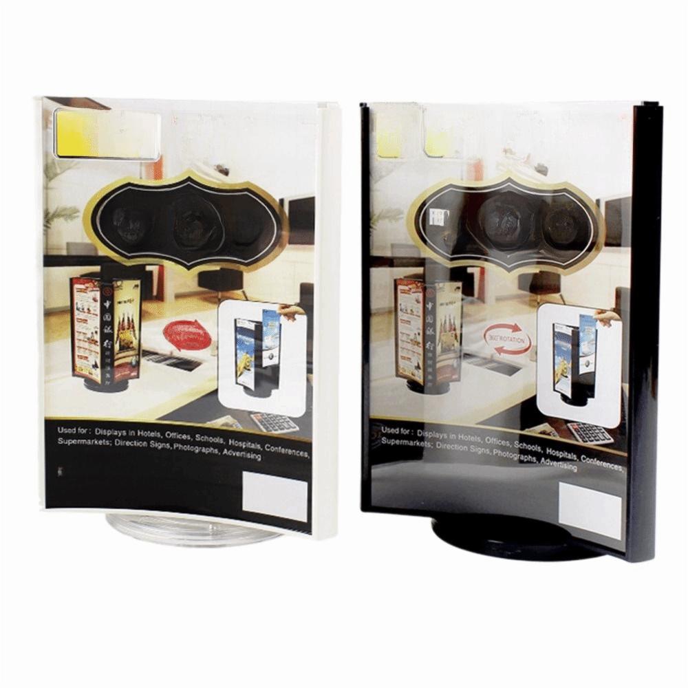 Transparent Menu Display Stand A4/A5 Vertical Price Tag Rack Widely Use Menu Sign Holder  Hotel