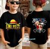 Boys Girls T Shirt Summer Kids Anime TShirt Zoro Nami Chopper Cute Clothes Cartoon Tees Birthday Gifts Tops