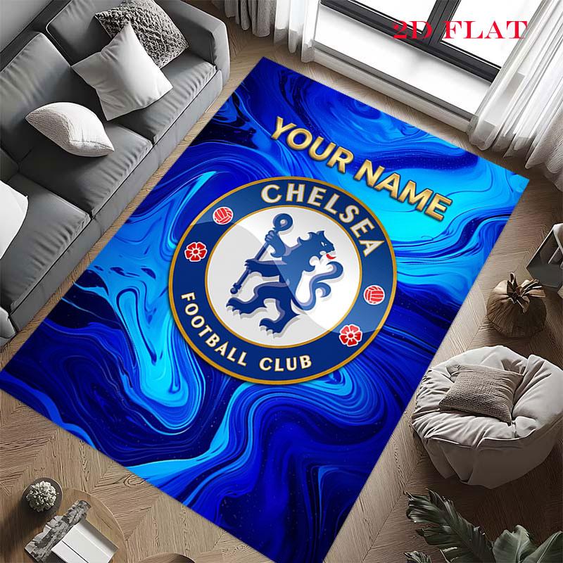 Custom Chelsea F.C Carpet Rug for Living Room Bedroom Home Sofa Decoration,Kids play Nonslip Floor Mat