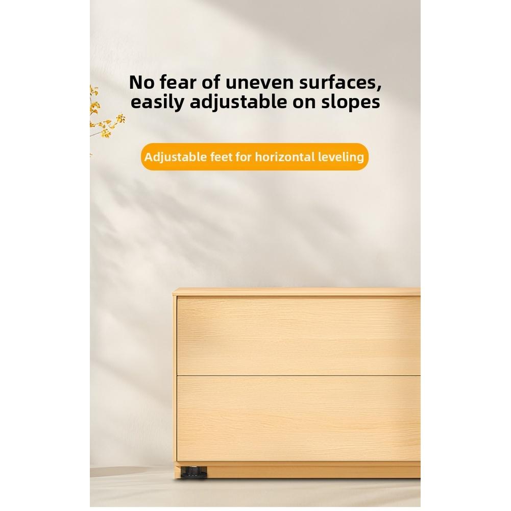 Tool-free Install Cabinet Feet Black Adjustable Cabinet Feet For Furniture Adjustable Height Range For Wardrobes