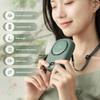 Portable Hanging Neck Fan Mini Cooling Waist Fans Bladeless USB Rechargeable Sports Cooler Fan Long Endurance for Outdoor Sports