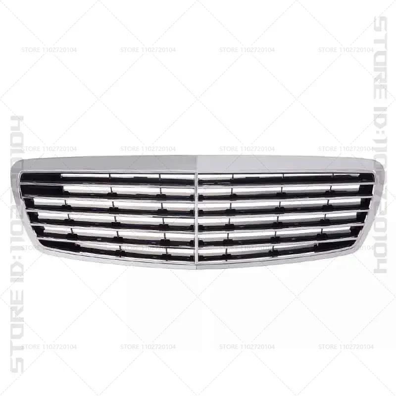 For 2003-2006 W211 Mercedes Benz E320 E350 E500 E55 AMG Front Upper Grille Racing Grills Mesh Grid Base Radiator 2118800583
