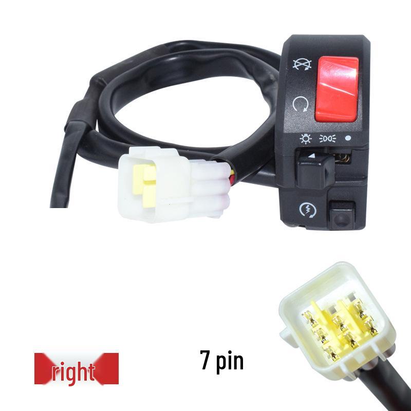 Motorcycle Switch for Huanglong BN300/BN600 Handlebars, Headlight Wiring Modification Required