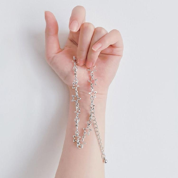 Cooles Y2K Sternkettenarmband Modisches Stern-Charme-Armband Elegantes Chic