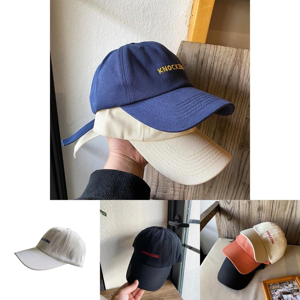 Stylish Ins-inspired Small Face Blue Cap For Women Versatile And Adjustable