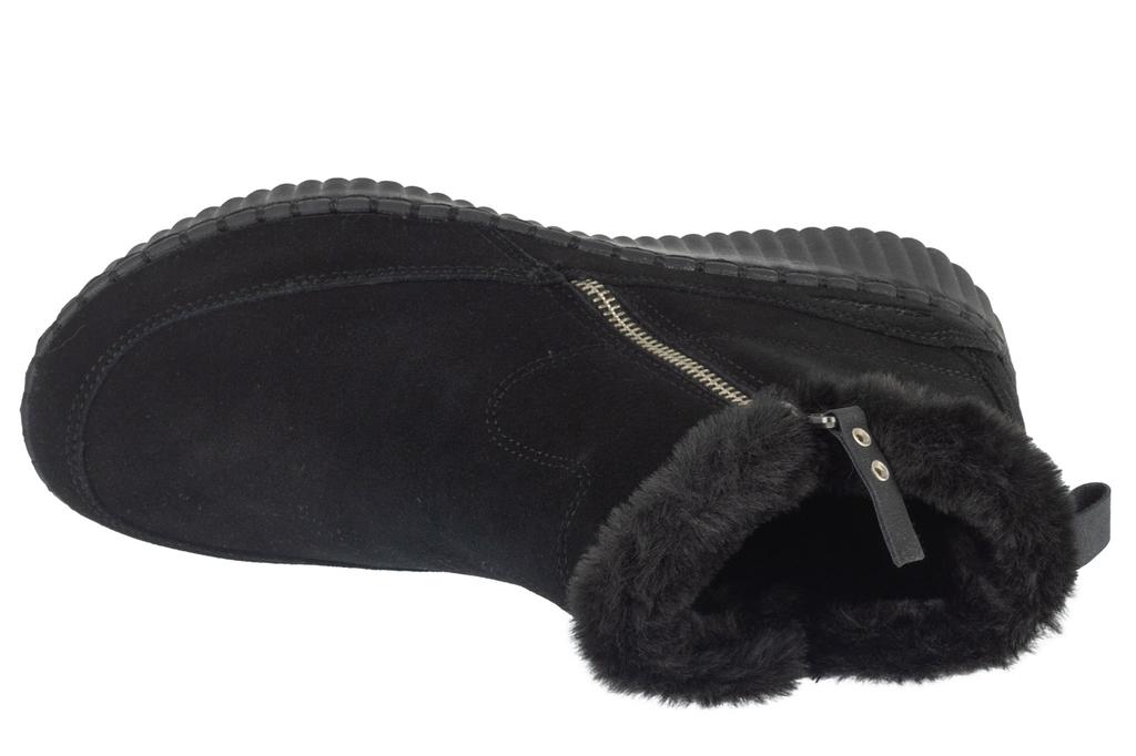 Skechers Wilshire Blvd - Fresh Zip, Damen Winterstiefel schwarz