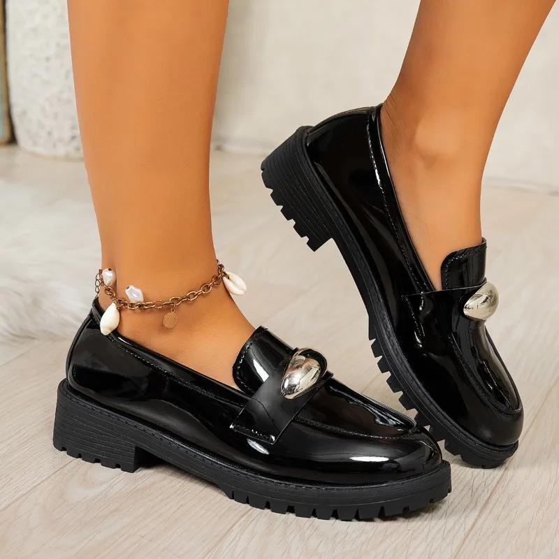 

Fashion Ladies Shoes 2025 Brand Slip-on Women s High Heels Fashion Metal Decoration Office and Career New Plus Size High Heels Zapatos 36