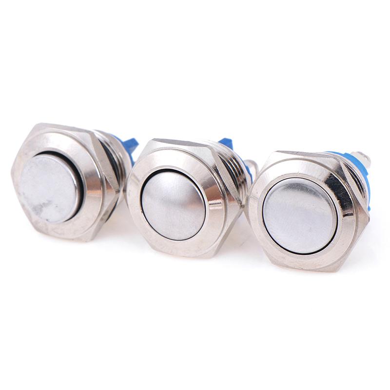 16Mm Metal Push Button Switch No Momentary Reset Self-Reset Push Button Switch
