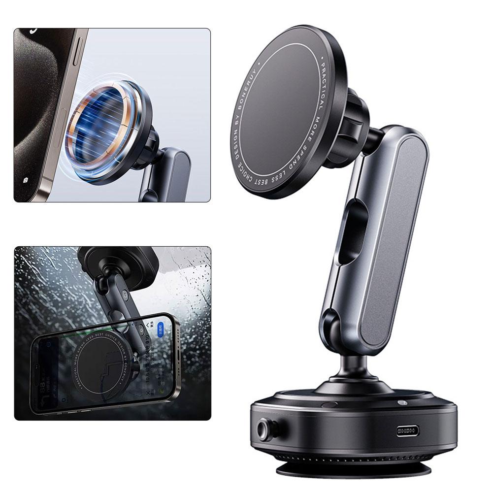 New Car Magnetic Mobile Phone Holder 360 Degree Rotation, Vacuum Adsorption, No Need To Charge, Suitable for Car Navigation Z8Z1