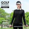 PGM Women's Autumn/Winter Golf Apparel: Long-Sleeve Polo Shirt & Pants Set