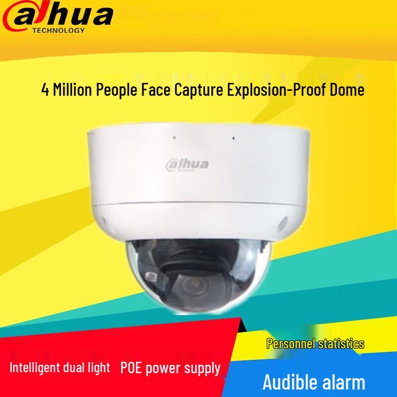 

Dahua 4MP PoE Dome IP Camera
