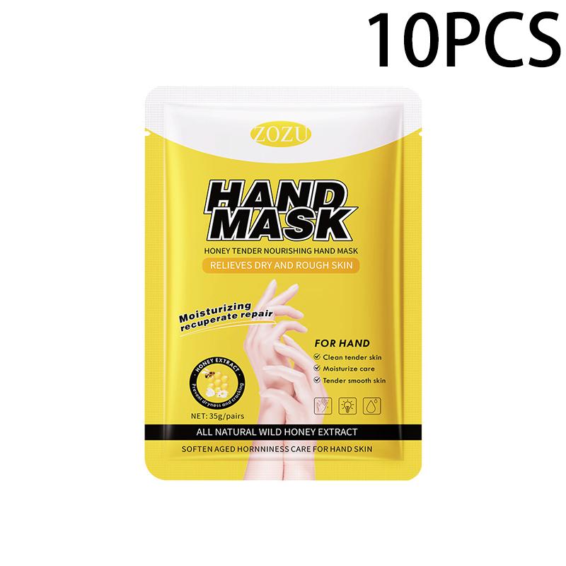 

1/5/10 пар Медовая маска для рук Маски для ухода за руками Увлажняющие Питательные Увлажняющие Смягчающие Средства для ухода за кожей рук 10PCS